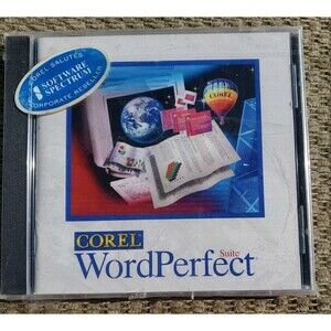 Vintage Computer Software Corel WordPerfect Suite 1996 NEW Still In Cellophane